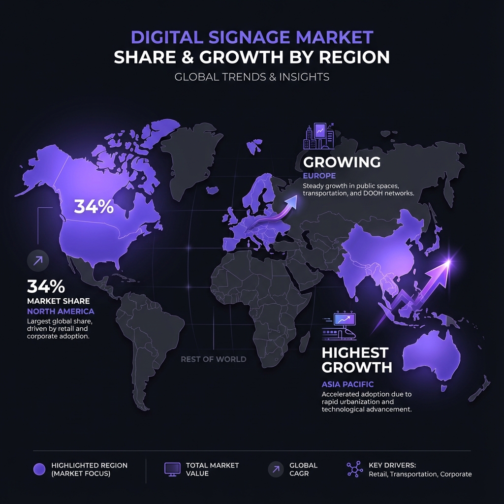 Regional market distribution