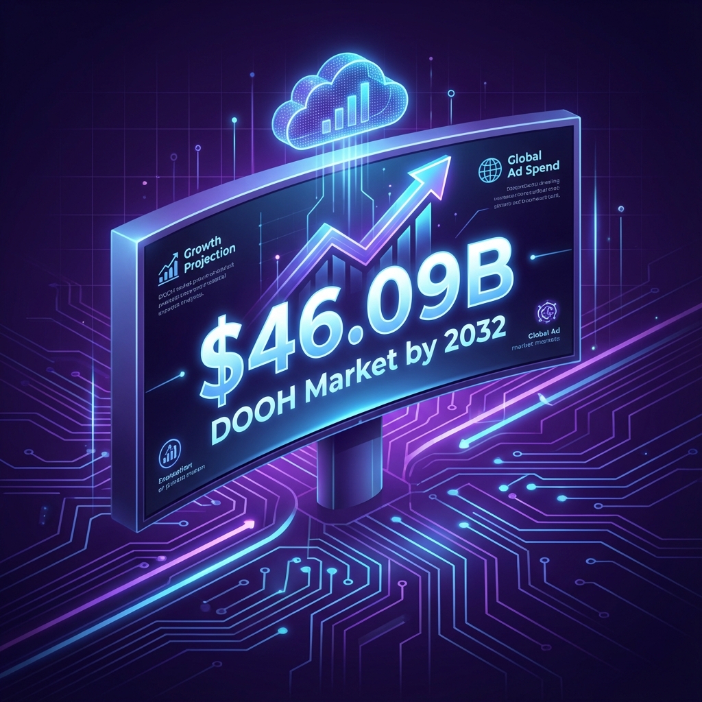 DOOH advertising market to reach $46.09 billion by 2032